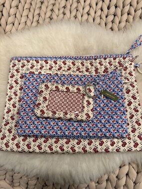 Vera Bradley Three Piece Quilted Set